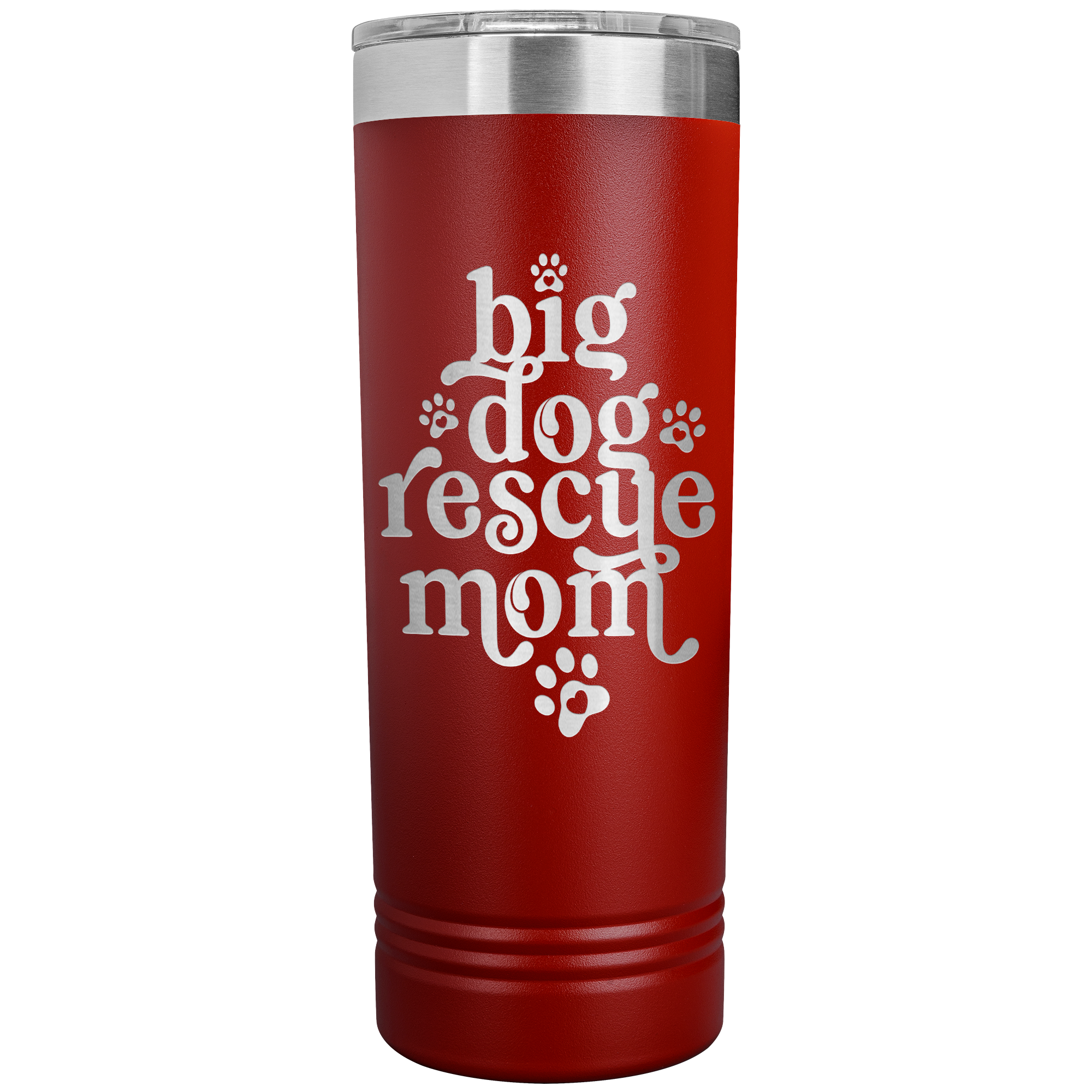 Big Dog Rescue Mom Skinny Tumbler