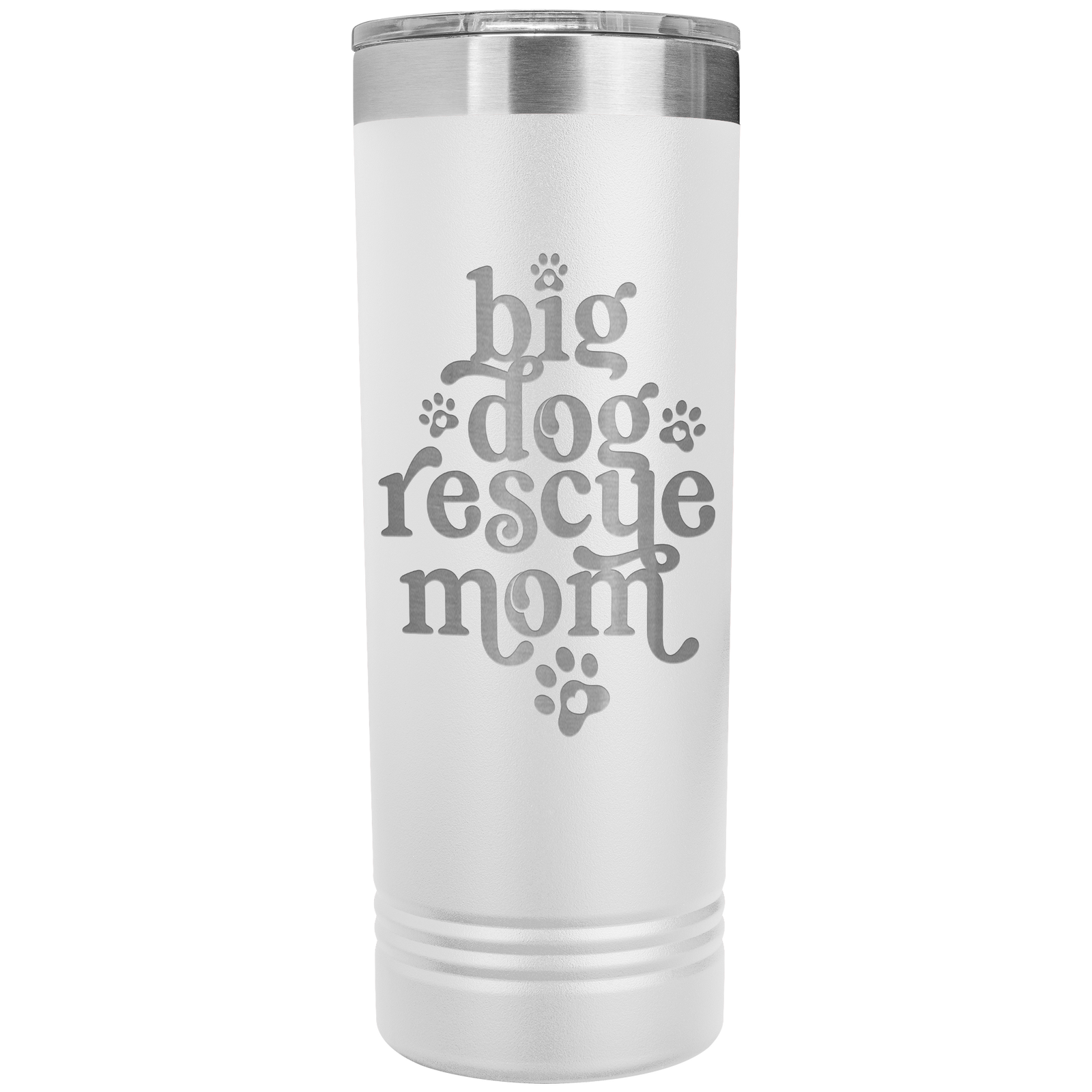 Big Dog Rescue Mom Skinny Tumbler