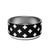 Black + White Swiss Cross Dog Bowl - Lucy + Norman