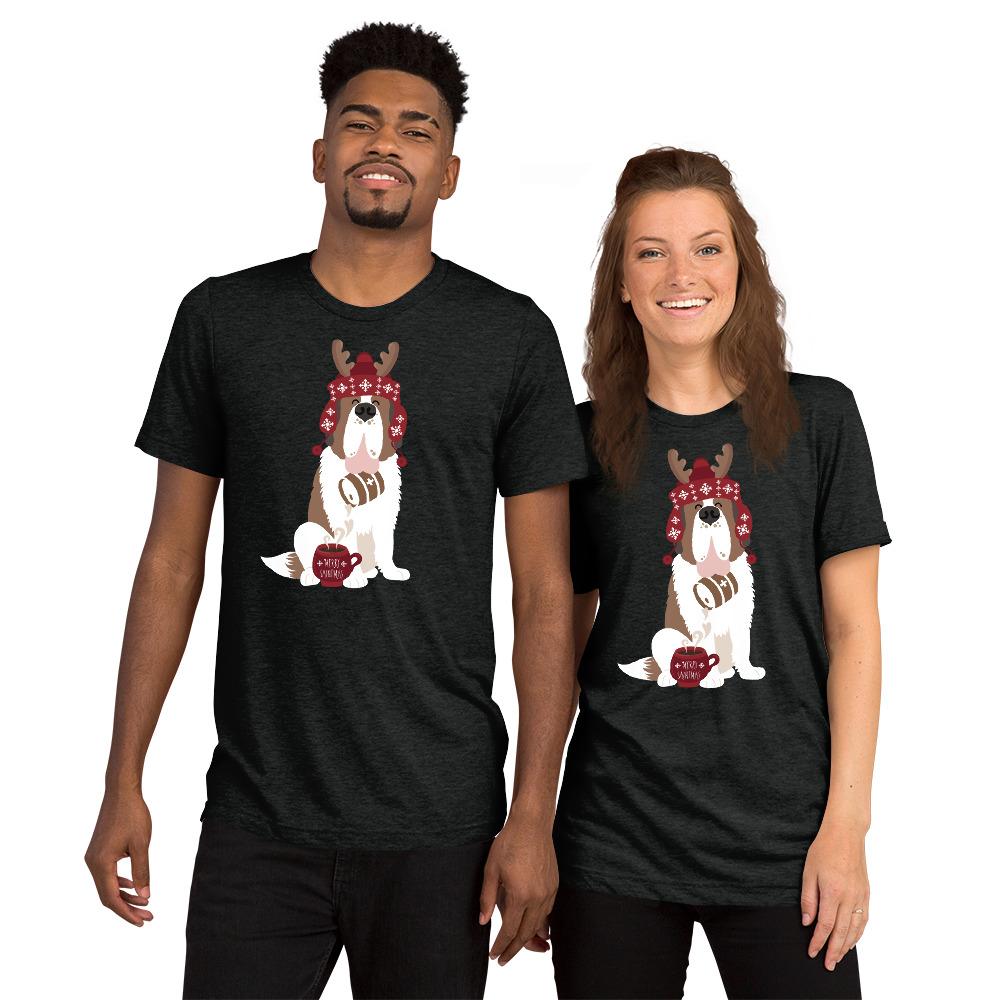 Christmas Spirit Tri-Blend T-Shirt - Lucy + Norman