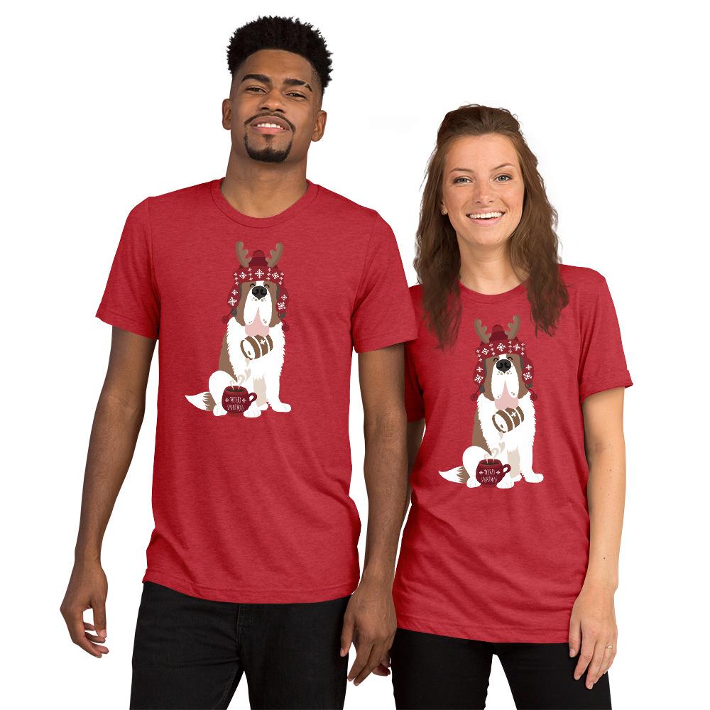 Christmas Spirit Tri-Blend T-Shirt - Lucy + Norman