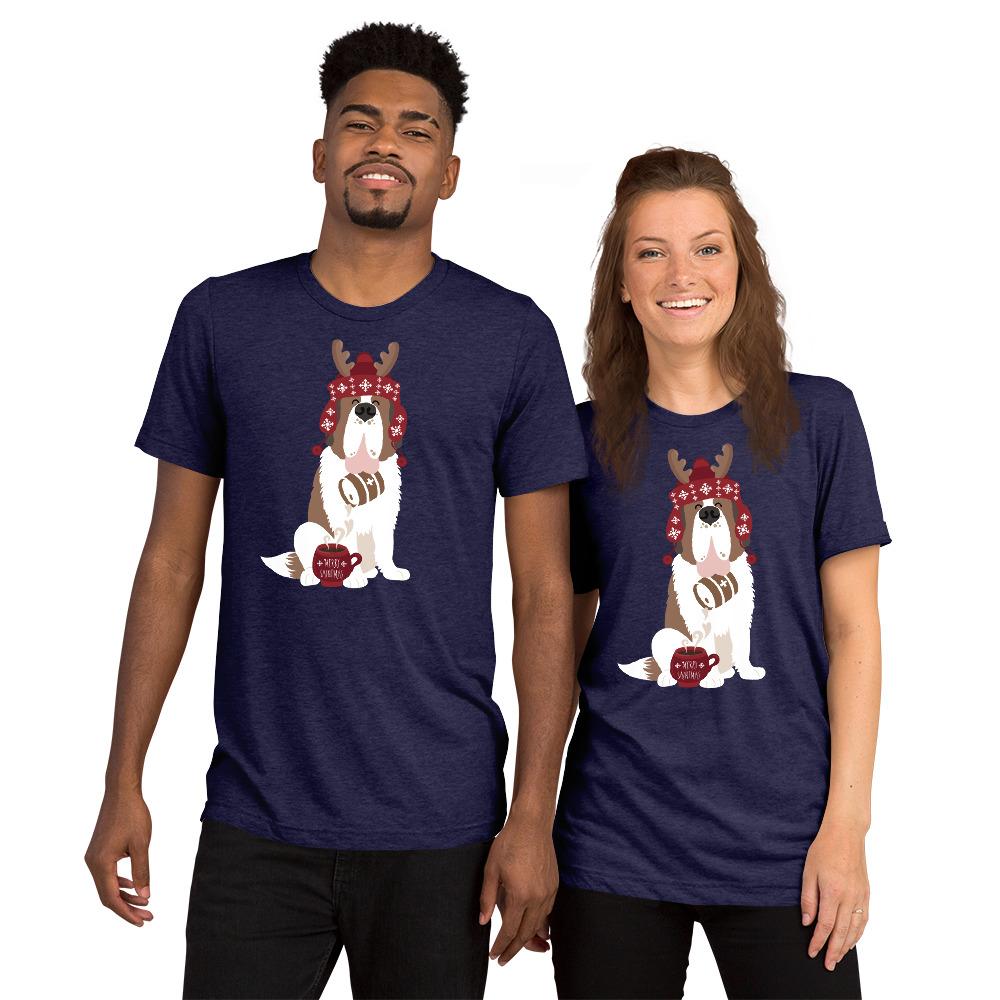 Christmas Spirit Tri-Blend T-Shirt - Lucy + Norman