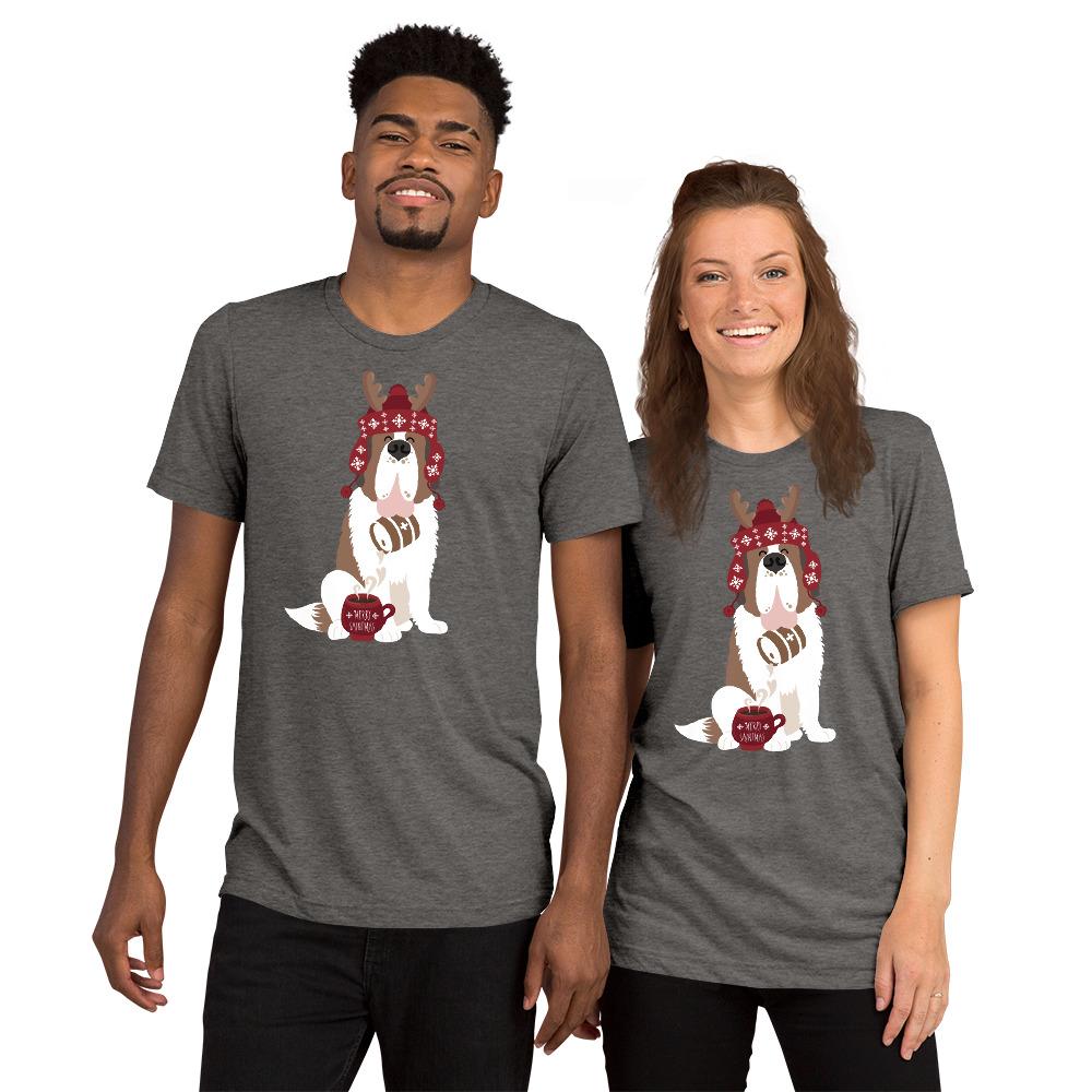 Christmas Spirit Tri-Blend T-Shirt - Lucy + Norman