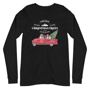 Christmas Tree Truck Long Sleeve Tee - Lucy + Norman