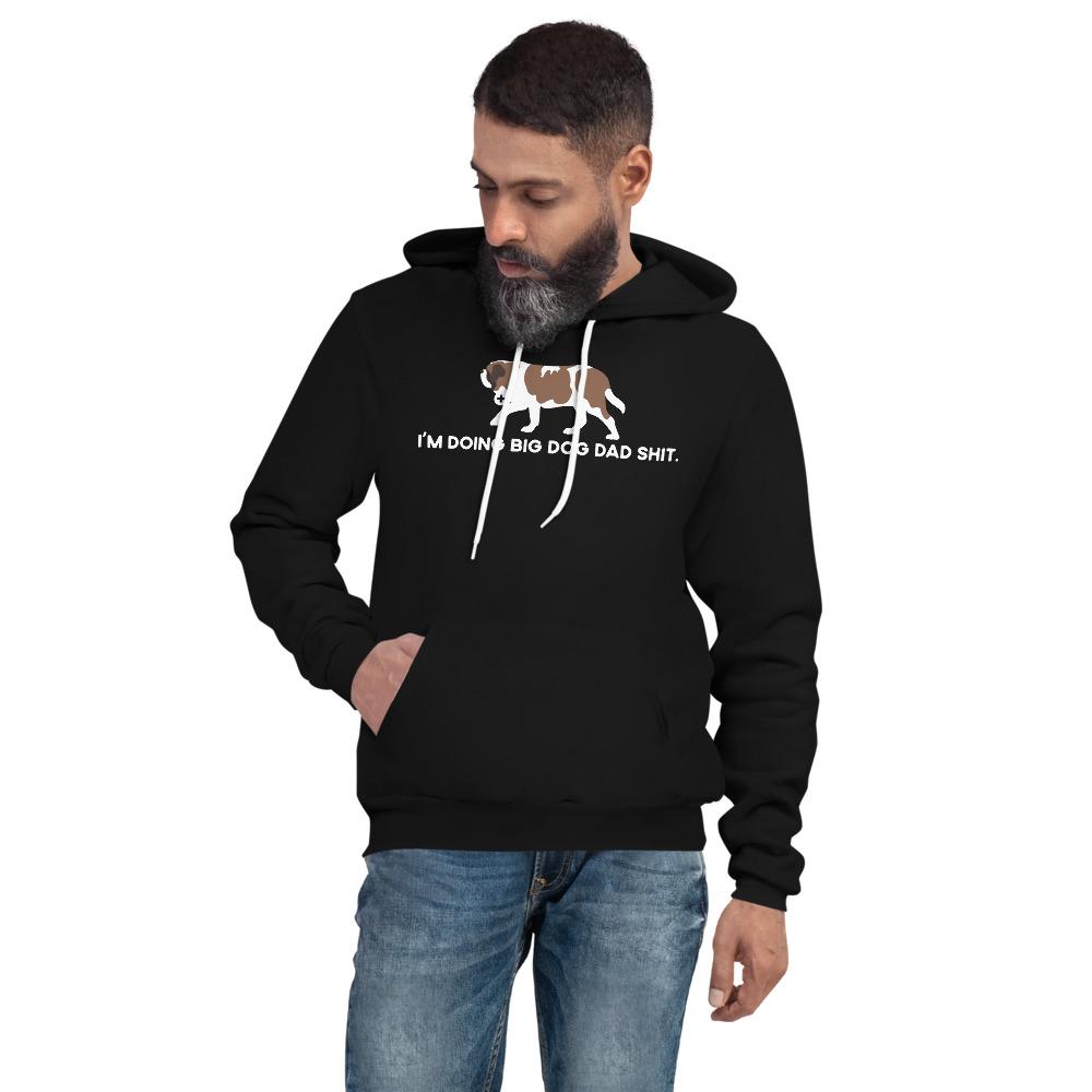 Doing Big Dog Dad Shit Fleece Hoodie - Lucy + Norman