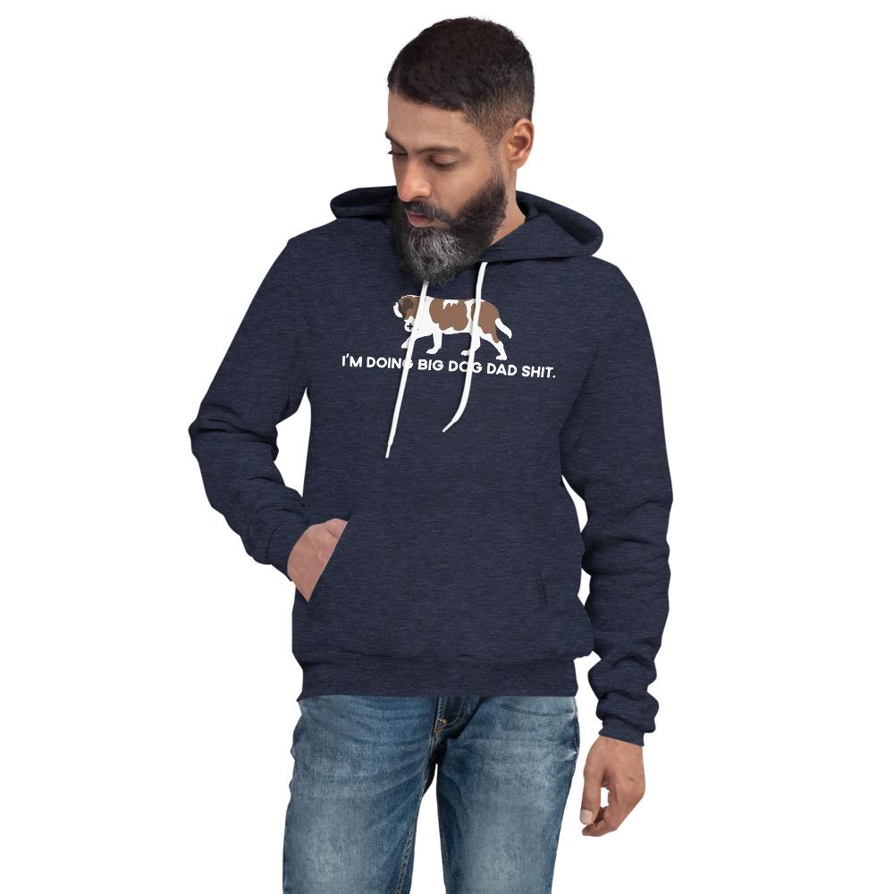 Doing Big Dog Dad Shit Fleece Hoodie - Lucy + Norman