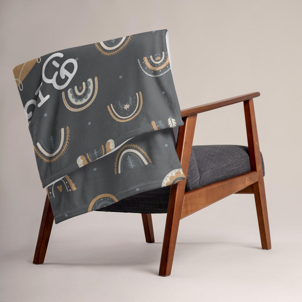 Dream Big Rainbow Throw Blanket - Lucy + Norman