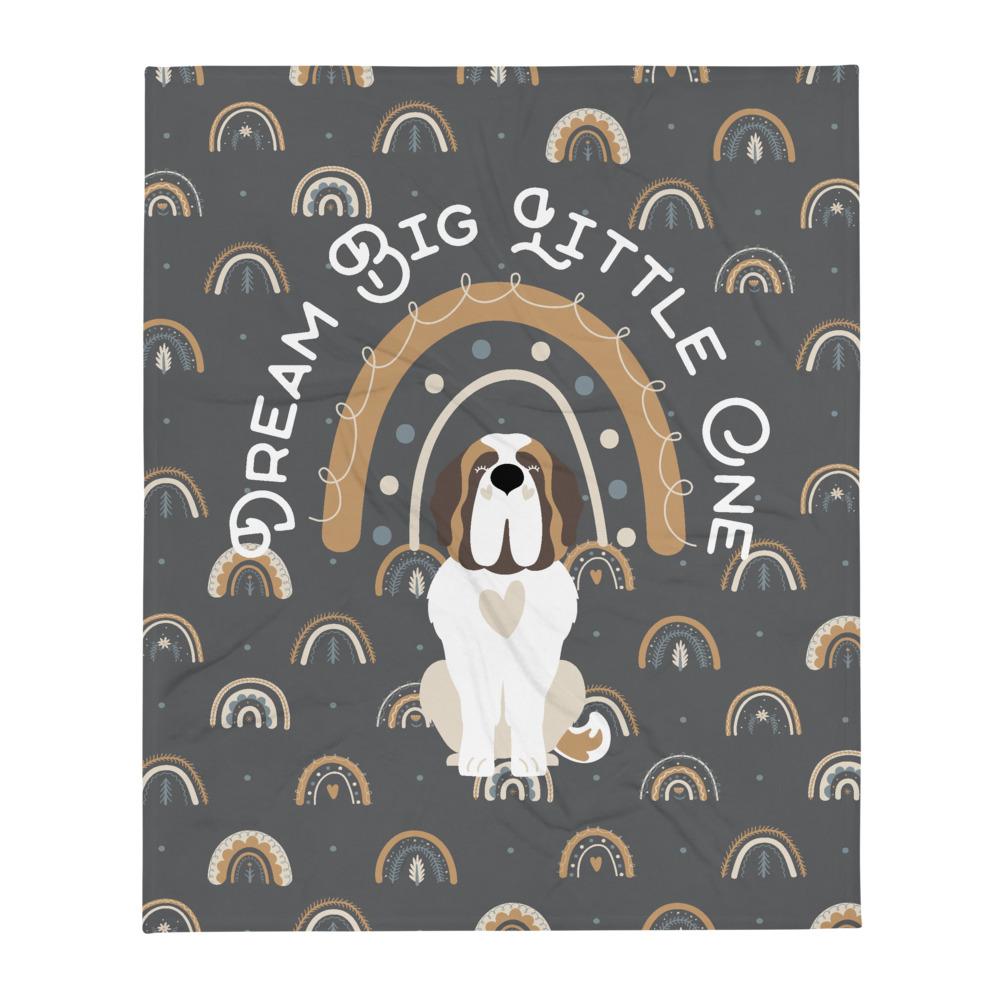 Dream Big Rainbow Throw Blanket - Lucy + Norman