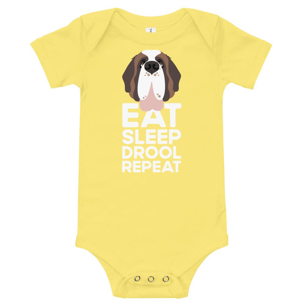 Eat Sleep Drool Repeat Baby Bodysuit - Lucy + Norman