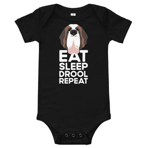 Eat Sleep Drool Repeat Baby Bodysuit - Lucy + Norman