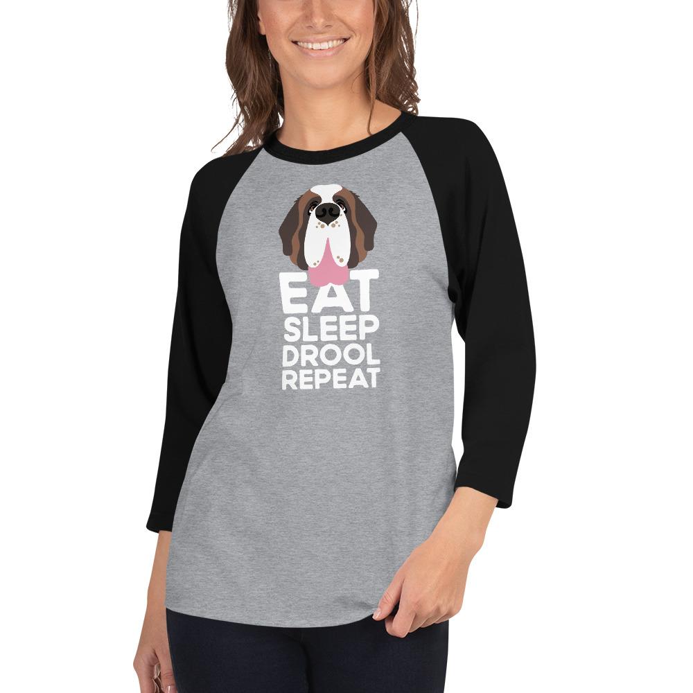 Eat Sleep Drool Repeat Raglan - Lucy + Norman