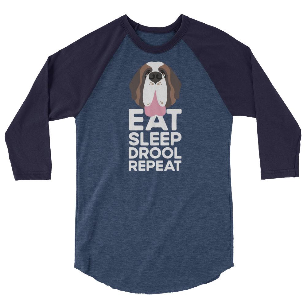 Eat Sleep Drool Repeat Raglan - Lucy + Norman