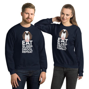Eat Sleep Drool Repeat Sweatshirt - Lucy + Norman
