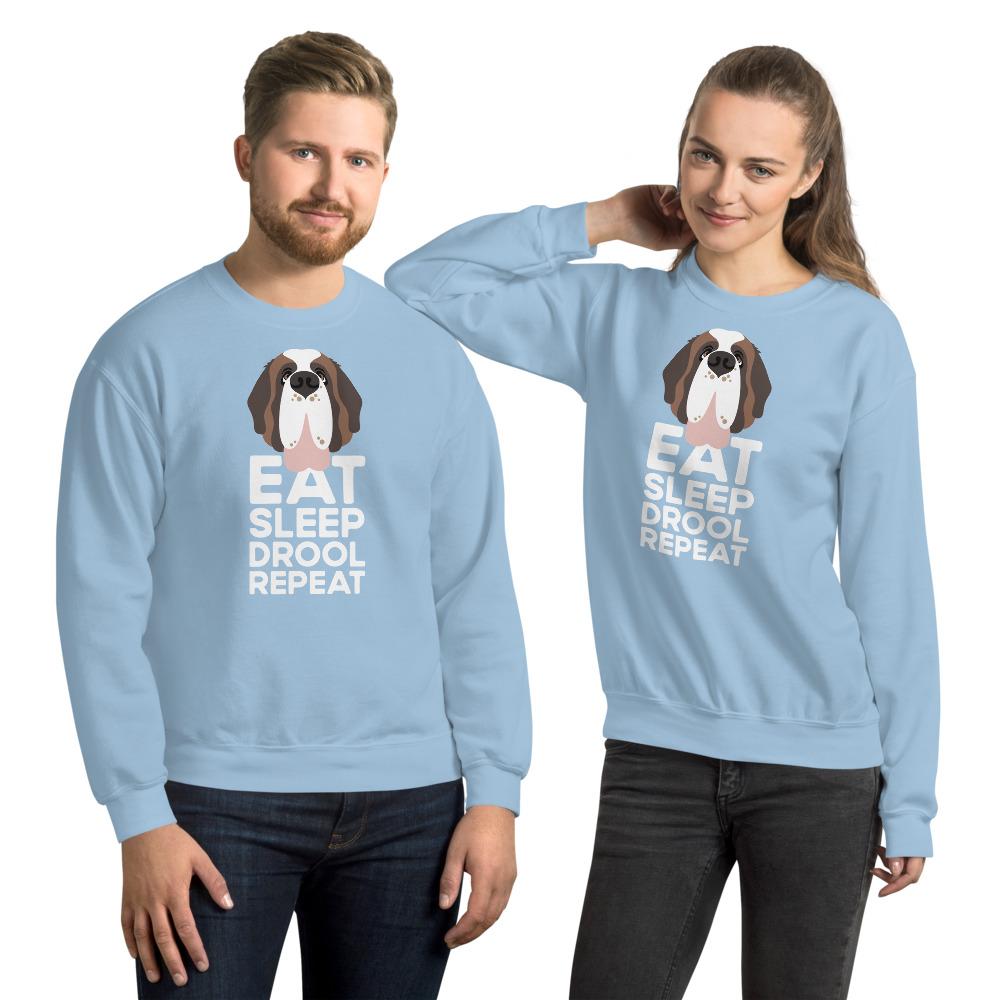 Eat Sleep Drool Repeat Sweatshirt - Lucy + Norman