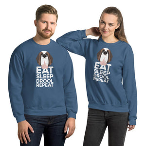 Eat Sleep Drool Repeat Sweatshirt - Lucy + Norman