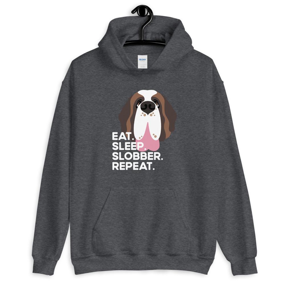 Eat. Sleep. Slobber. Hoodie - Lucy + Norman