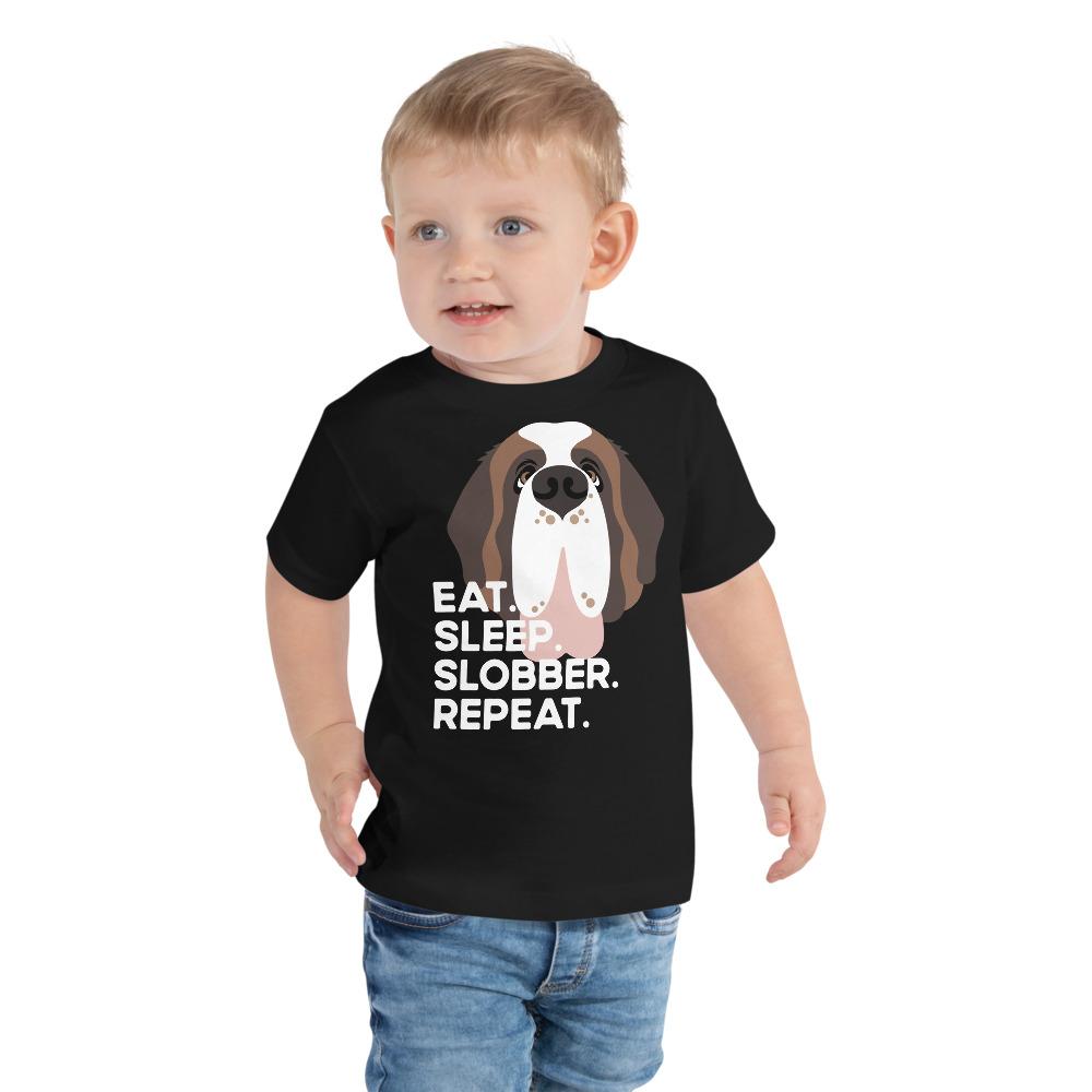 Eat Sleep Slobber Repeat Toddler Tee - Lucy + Norman