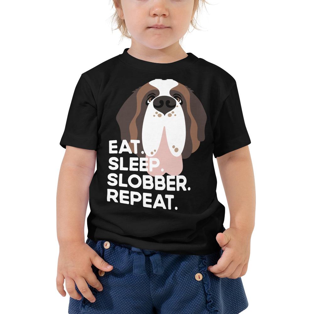 Eat Sleep Slobber Repeat Toddler Tee - Lucy + Norman