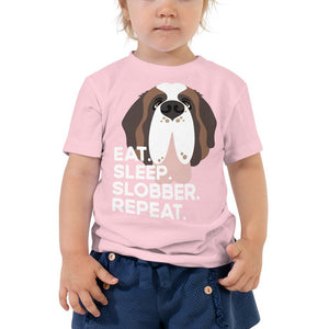 Eat Sleep Slobber Repeat Toddler Tee - Lucy + Norman