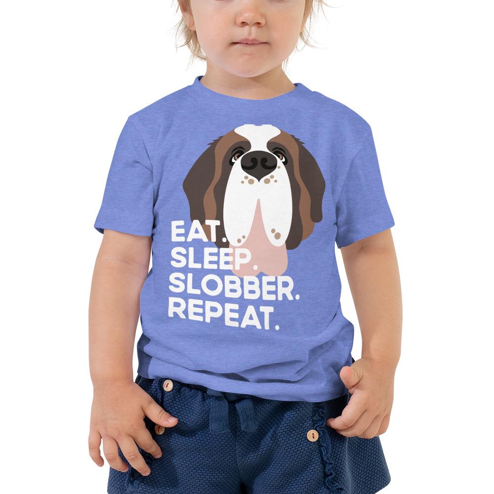 Eat Sleep Slobber Repeat Toddler Tee - Lucy + Norman