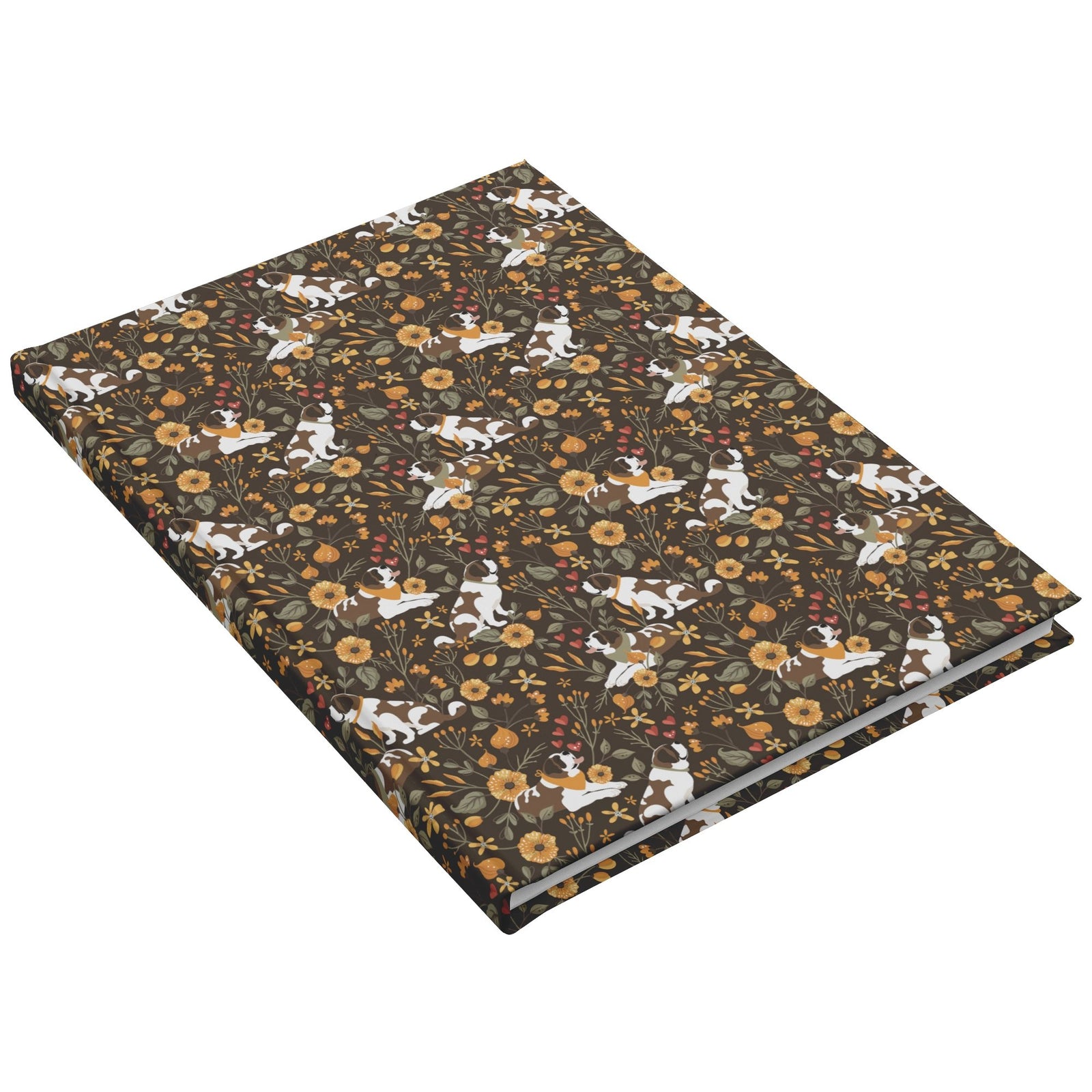 Fall Meadow St Bernard Hardcover Journal - Lucy + Norman