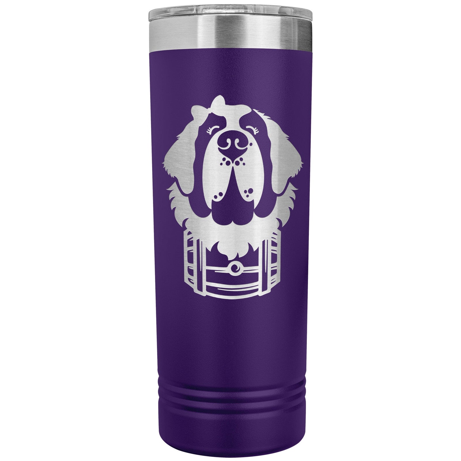 Female Saint Bernard Barrel Skinny Tumbler - Lucy + Norman