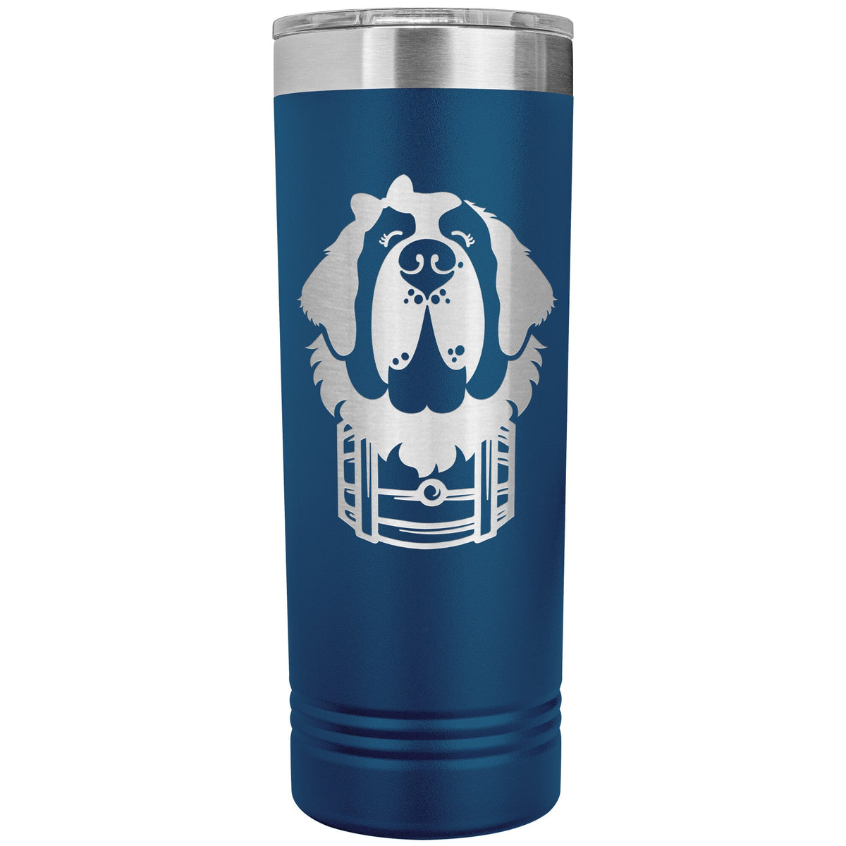 Female Saint Bernard Barrel Skinny Tumbler - Lucy + Norman