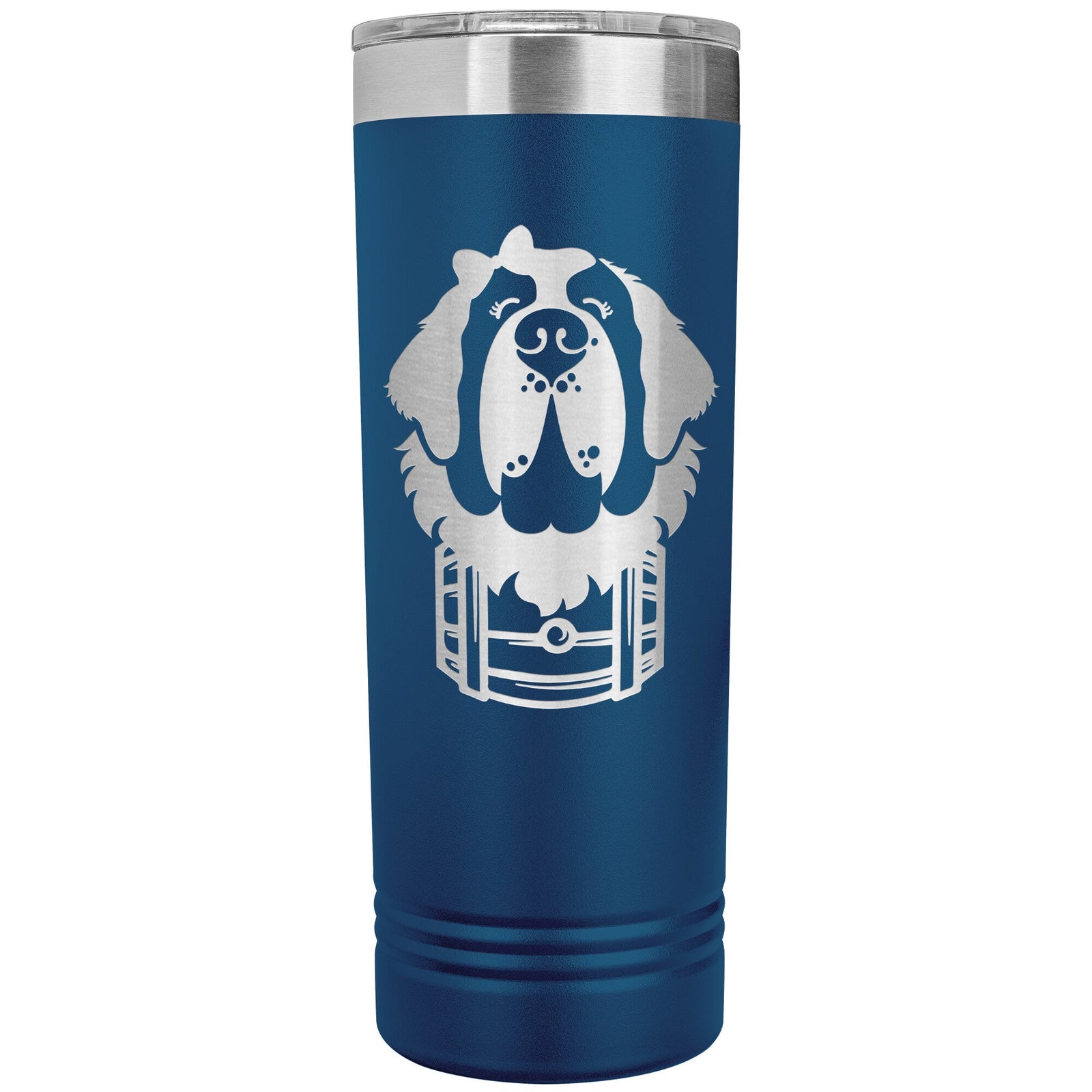 Female Saint Bernard Barrel Skinny Tumbler - Lucy + Norman