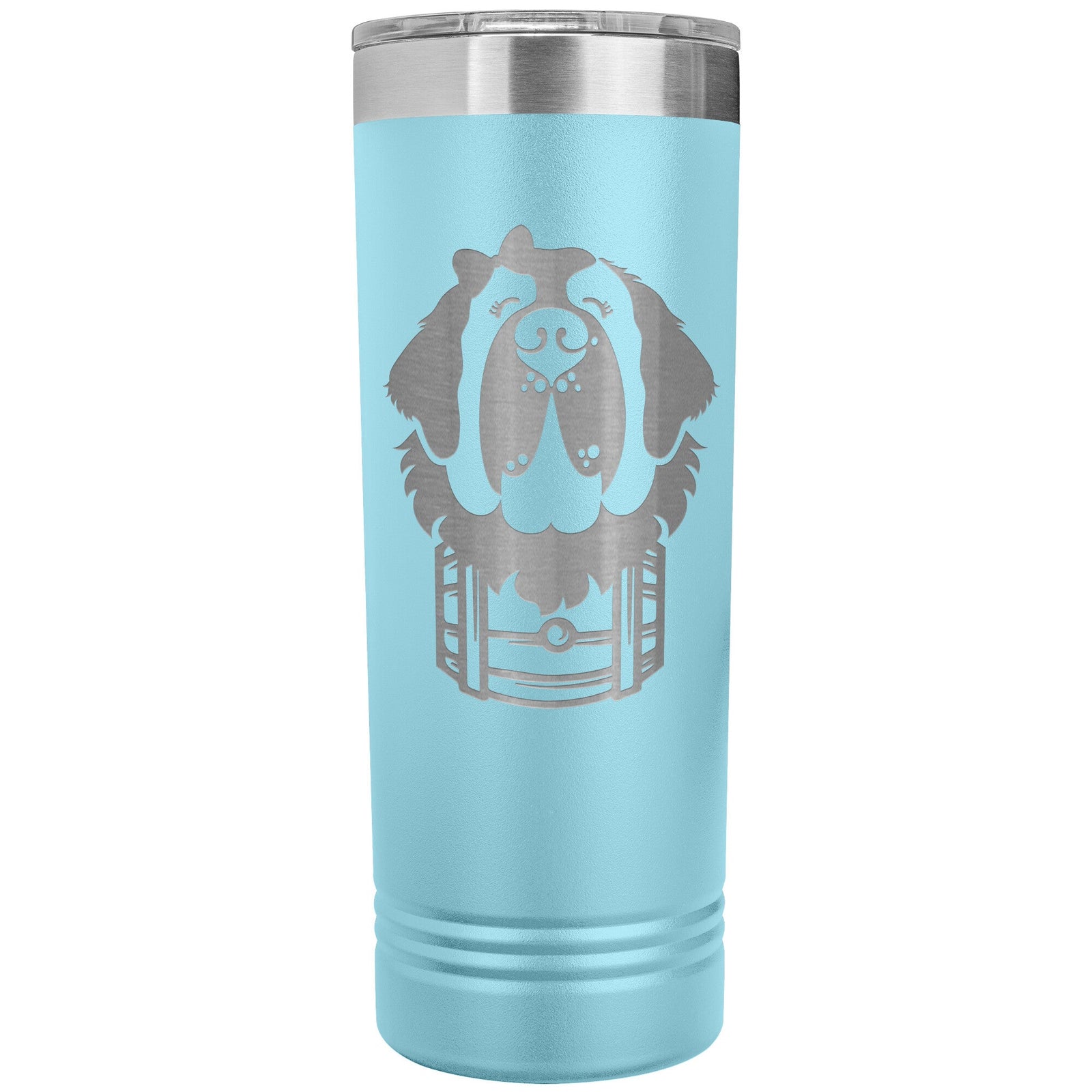 Female Saint Bernard Barrel Skinny Tumbler - Lucy + Norman