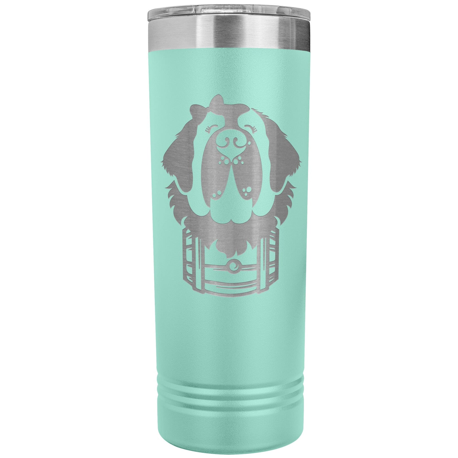 Female Saint Bernard Barrel Skinny Tumbler - Lucy + Norman