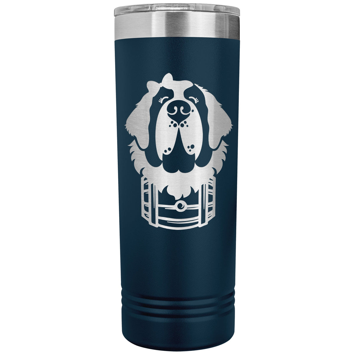 Female Saint Bernard Barrel Skinny Tumbler - Lucy + Norman