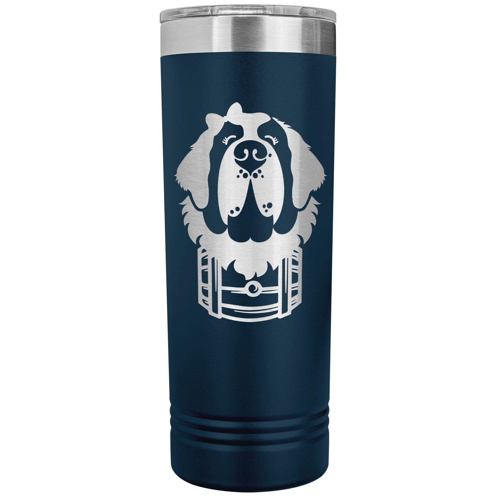 Female Saint Bernard Barrel Skinny Tumbler - Lucy + Norman