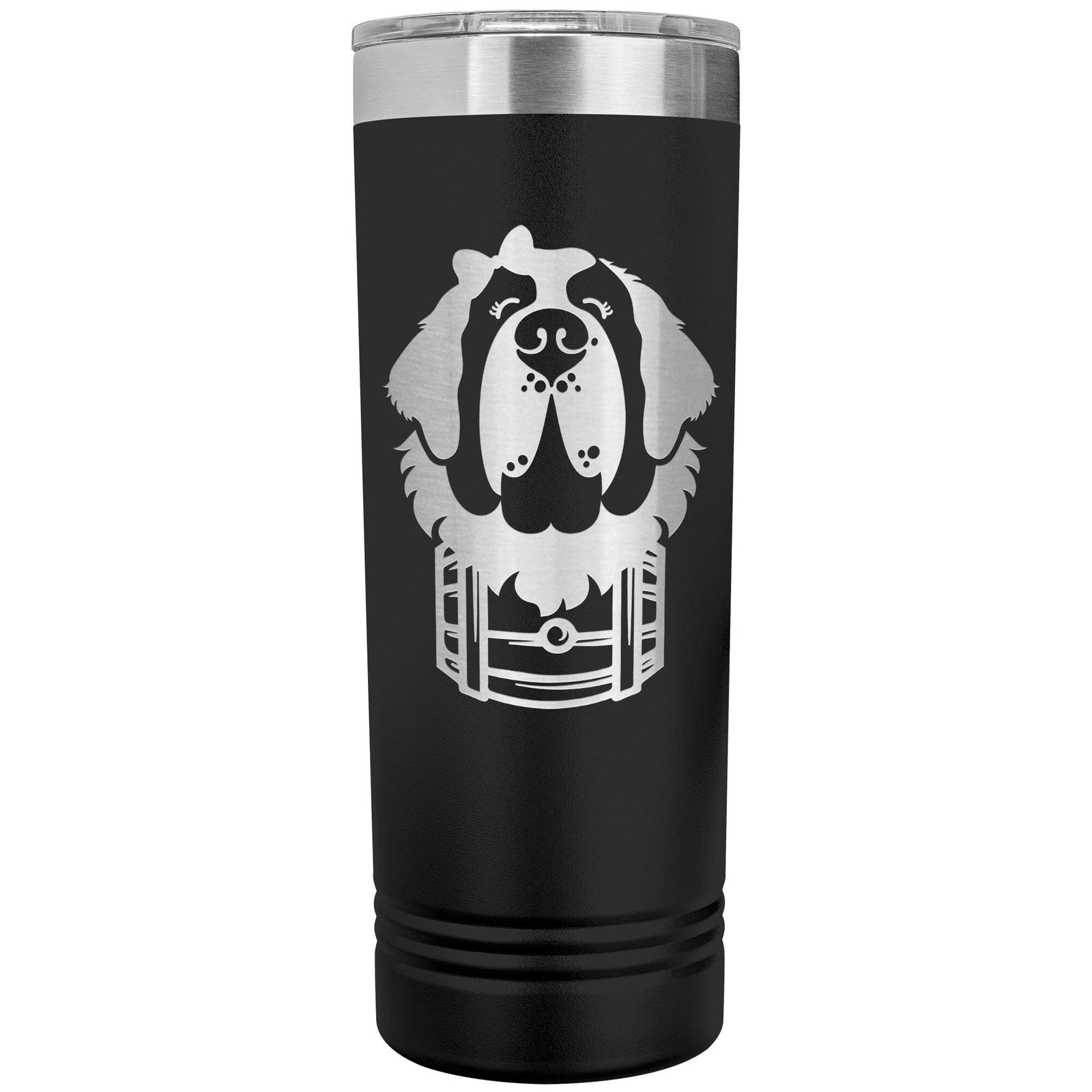 Female Saint Bernard Barrel Skinny Tumbler - Lucy + Norman