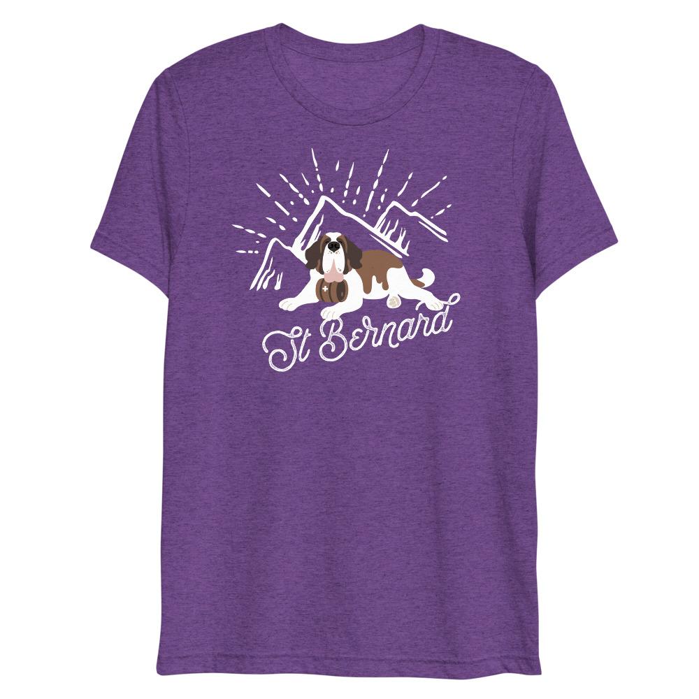 Fitted St Bernard Mountain T-Shirt - Lucy + Norman