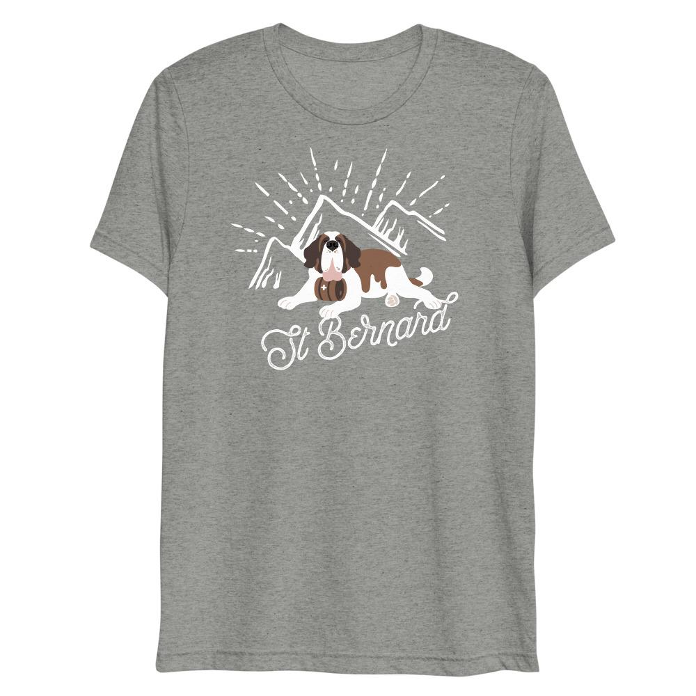 Fitted St Bernard Mountain T-Shirt - Lucy + Norman