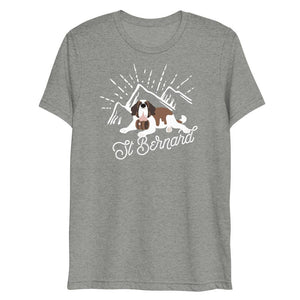 Fitted St Bernard Mountain T-Shirt - Lucy + Norman