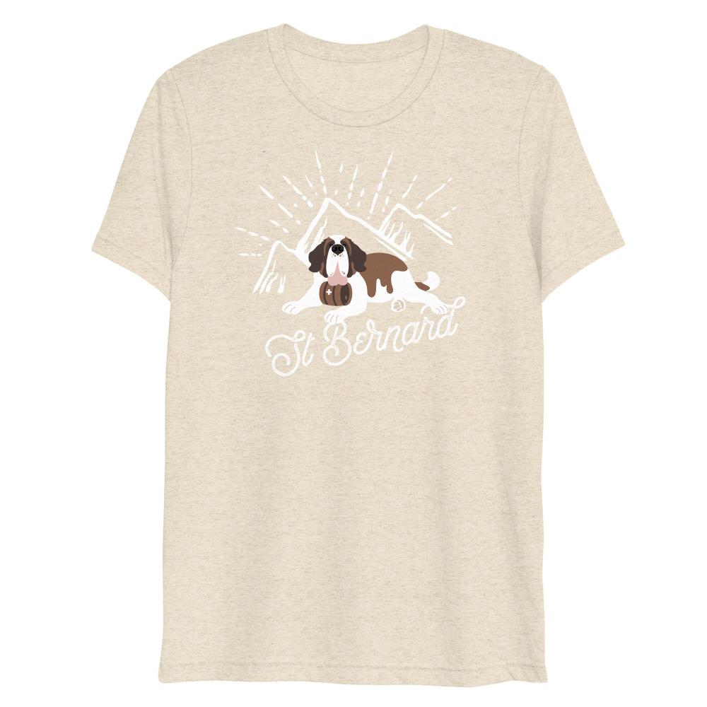 Fitted St Bernard Mountain T-Shirt - Lucy + Norman