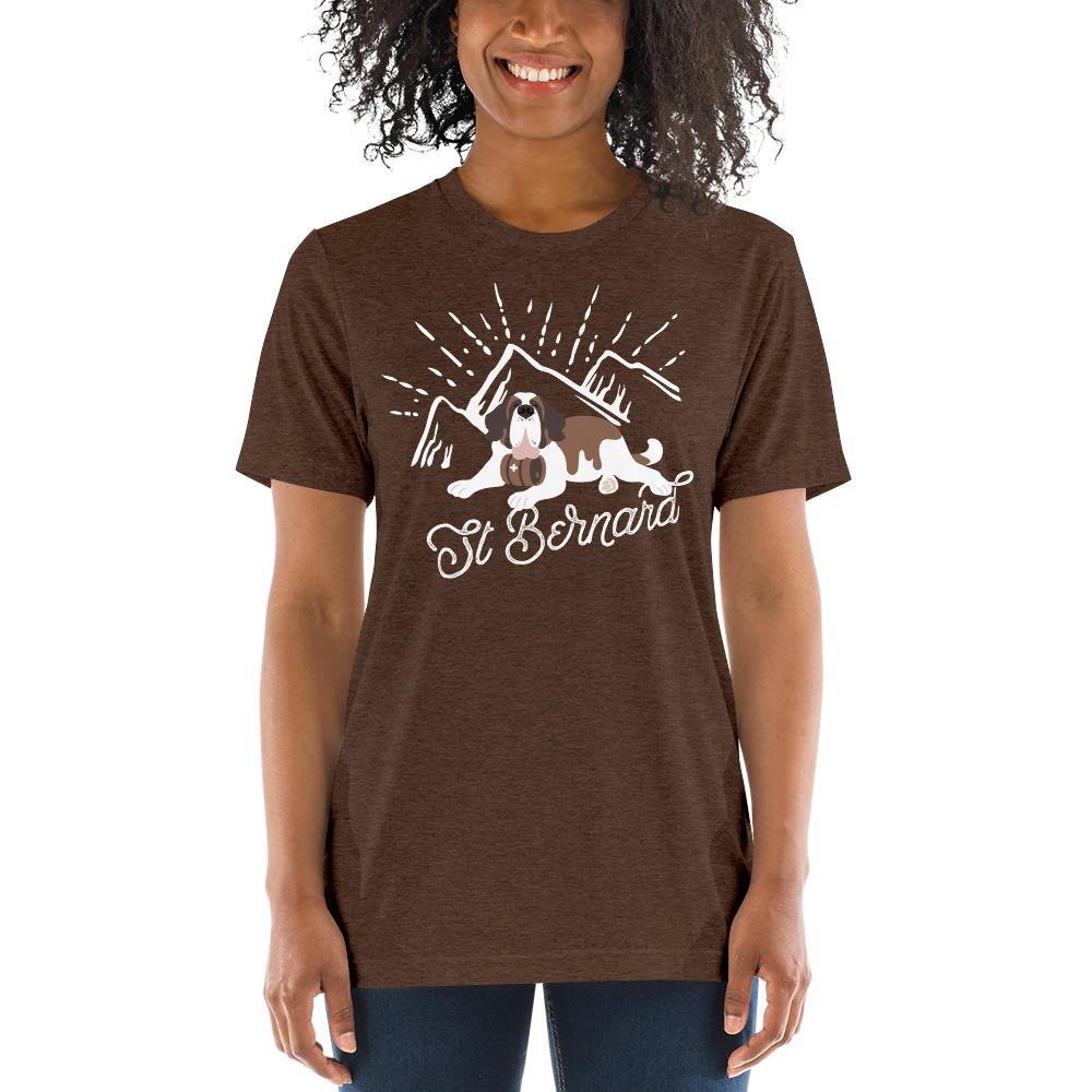 Fitted St Bernard Mountain T-Shirt - Lucy + Norman