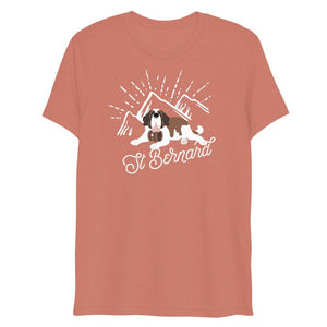 Fitted St Bernard Mountain T-Shirt - Lucy + Norman