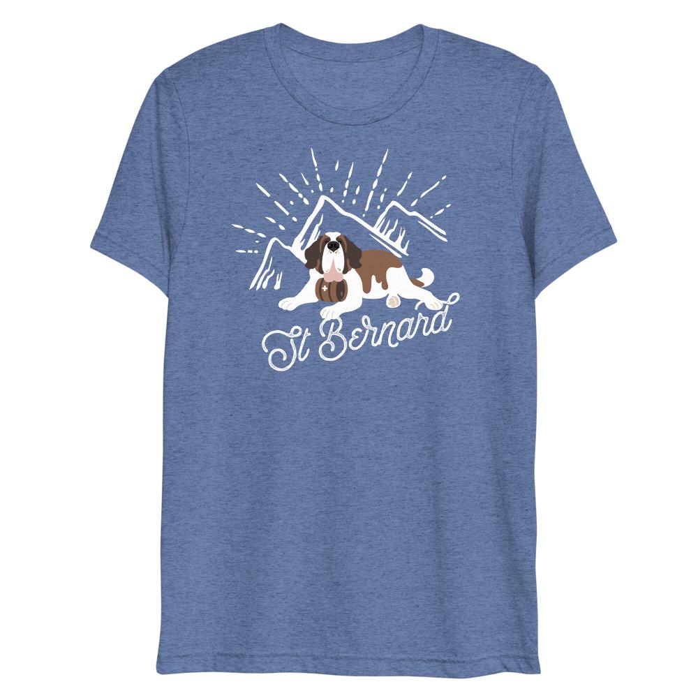 Fitted St Bernard Mountain T-Shirt - Lucy + Norman