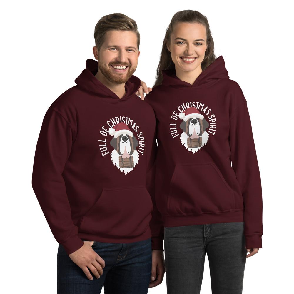 Full of Christmas Spirit Heavy Hoodie - Lucy + Norman