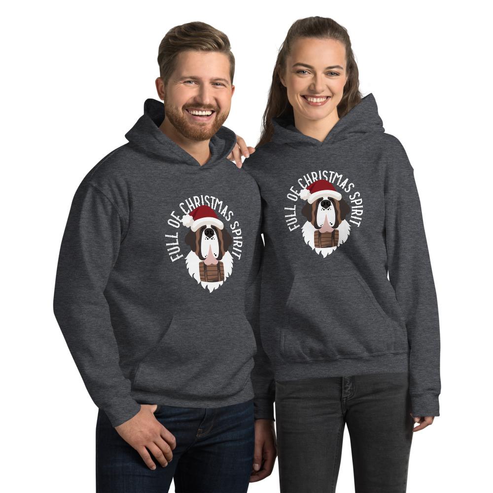 Full of Christmas Spirit Heavy Hoodie - Lucy + Norman