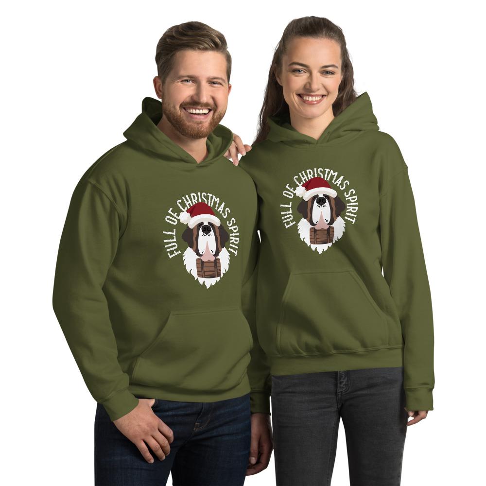 Full of Christmas Spirit Heavy Hoodie - Lucy + Norman