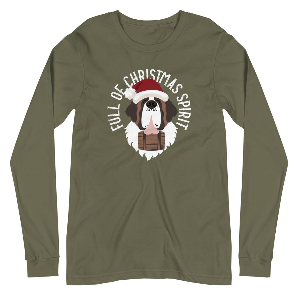 Full of Christmas Spirit Long Sleeve Tee - Lucy + Norman