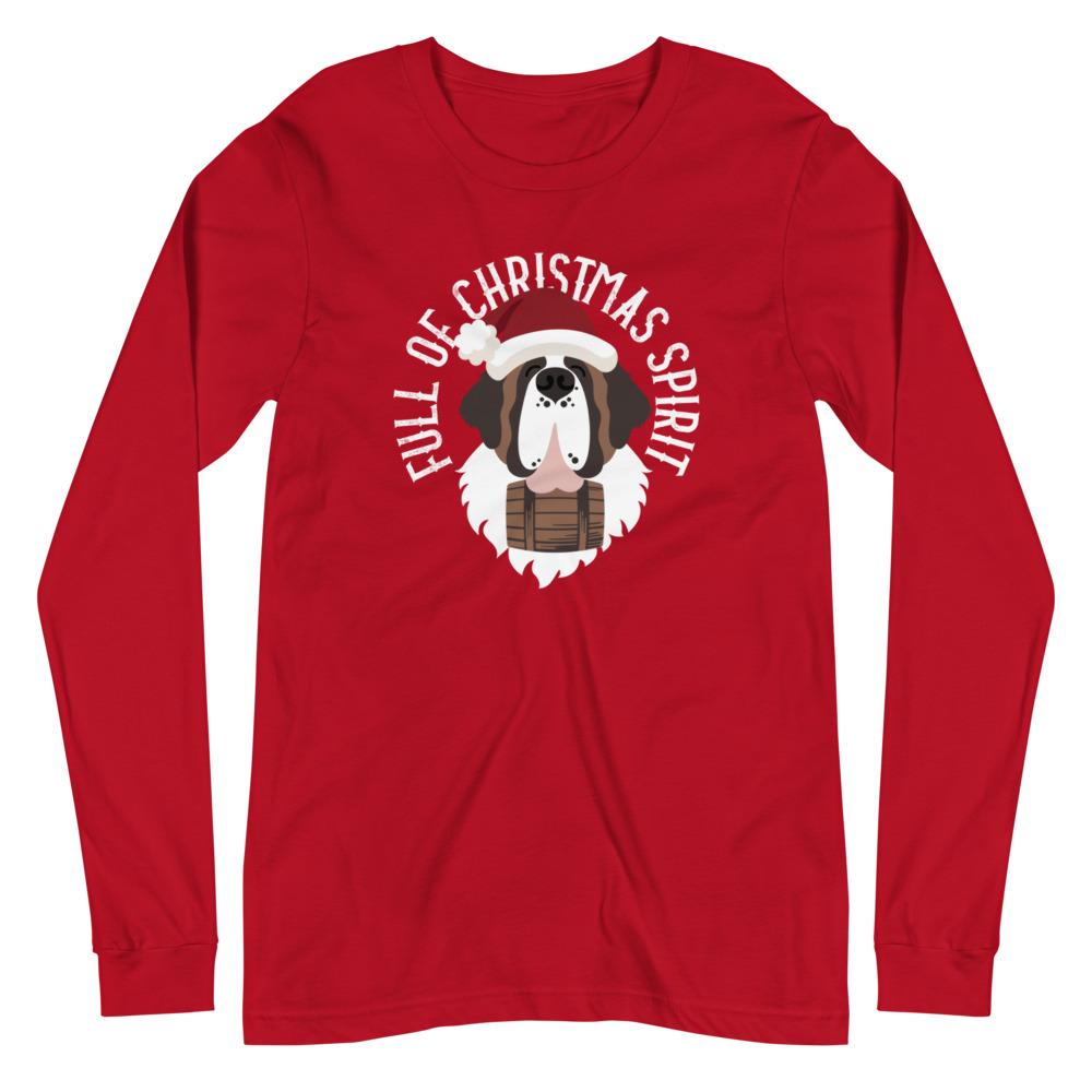 Full of Christmas Spirit Long Sleeve Tee - Lucy + Norman