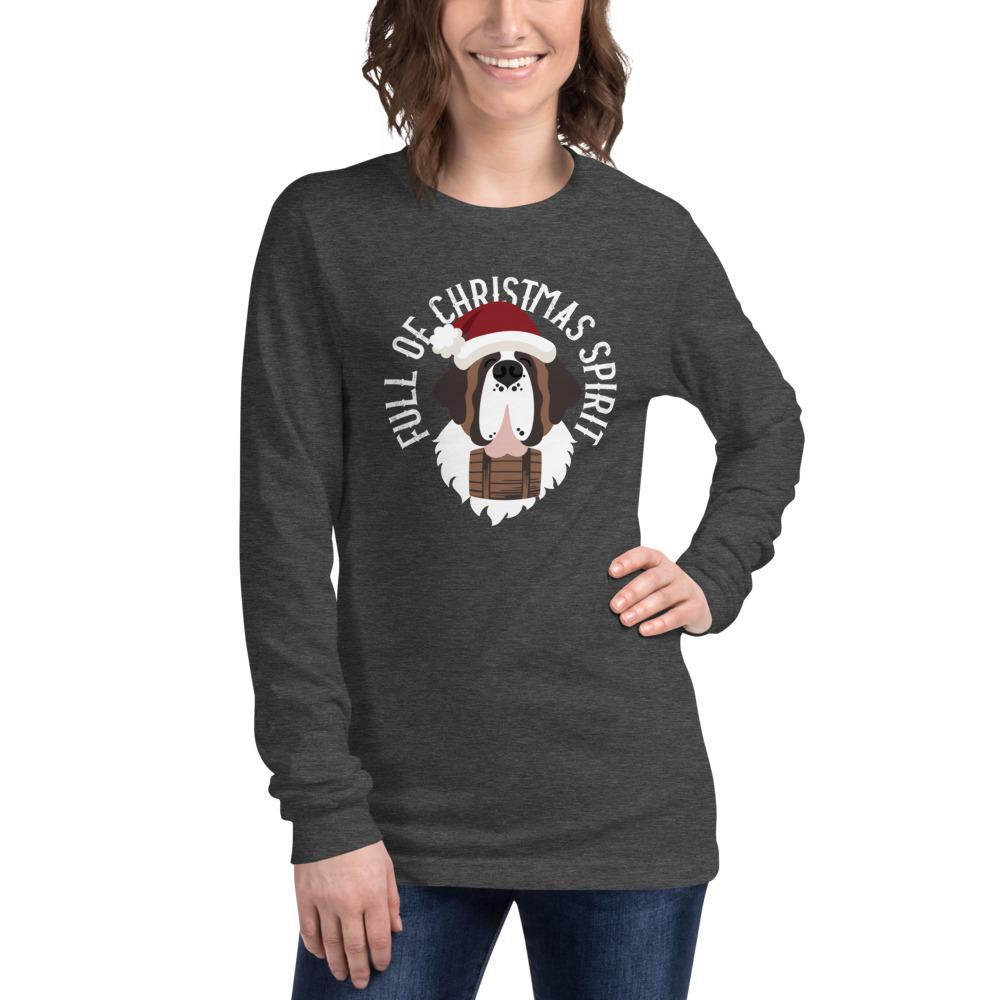 Full of Christmas Spirit Long Sleeve Tee - Lucy + Norman