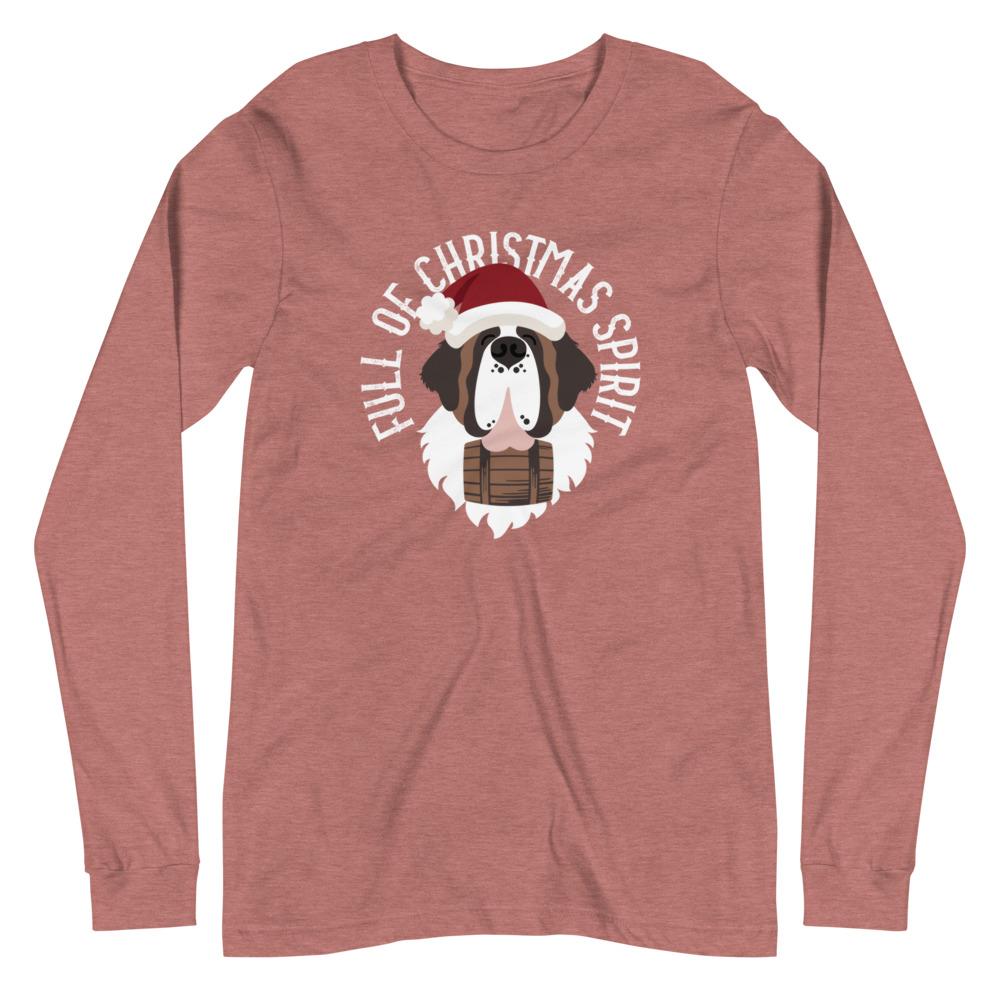 Full of Christmas Spirit Long Sleeve Tee - Lucy + Norman