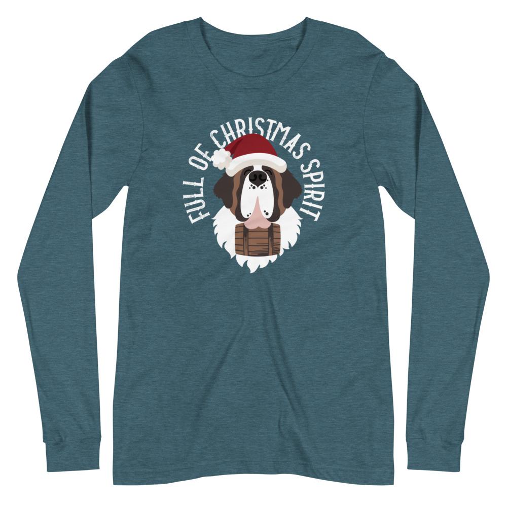 Full of Christmas Spirit Long Sleeve Tee - Lucy + Norman