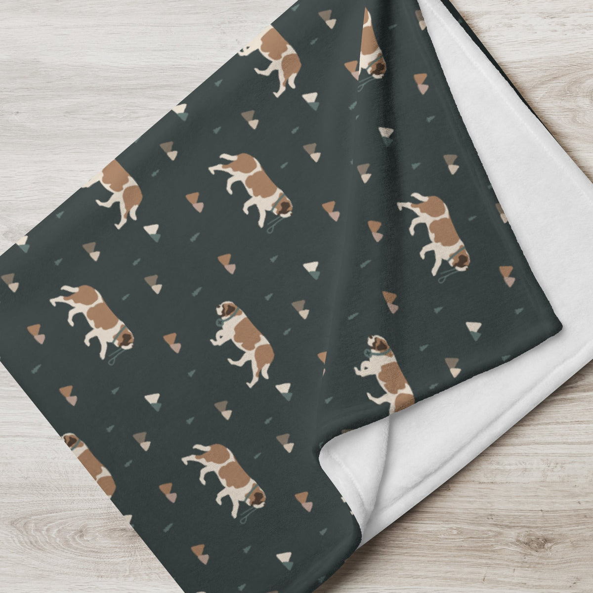 Green Mountain Fleece Throw Blanket - Lucy + Norman