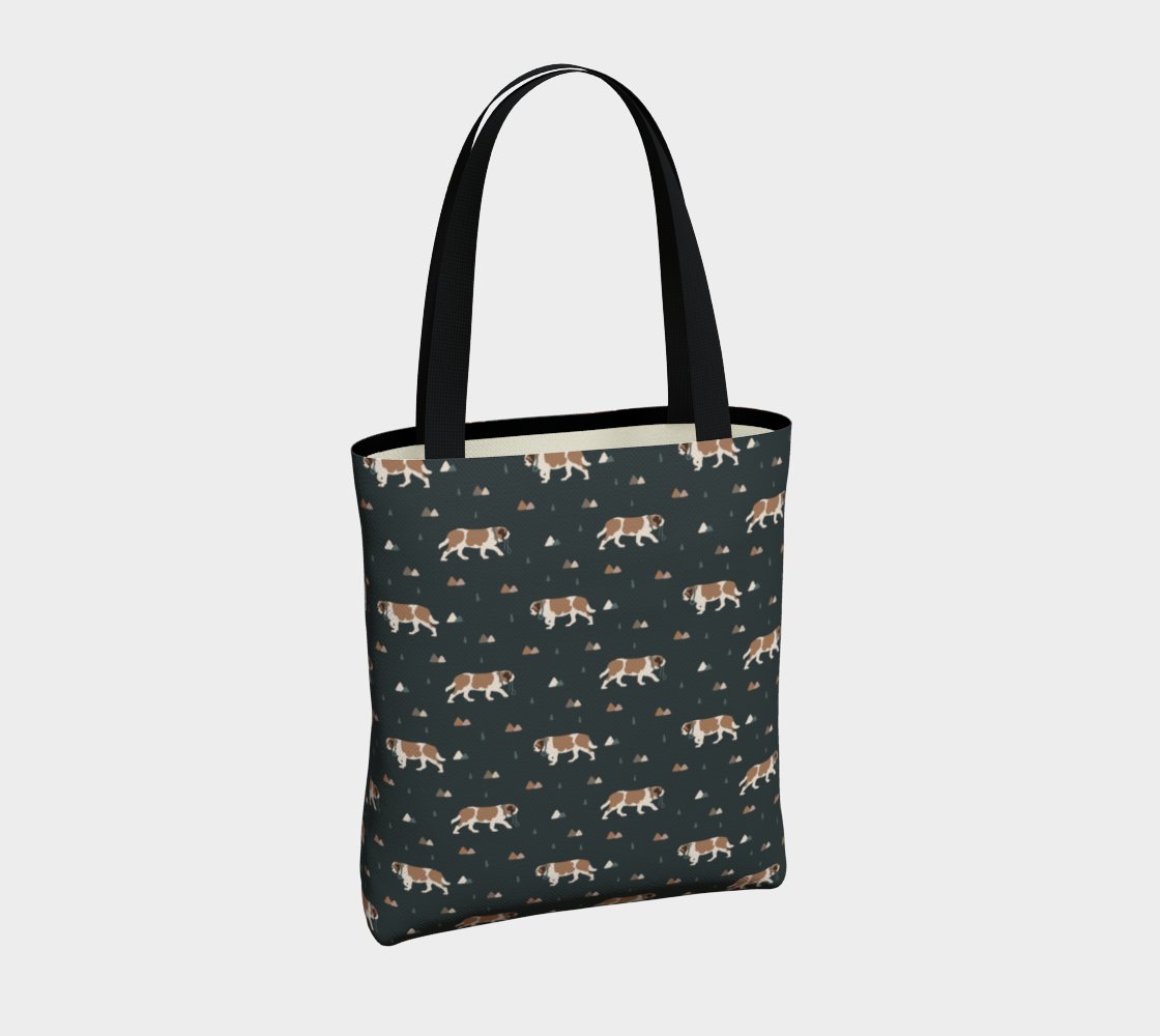 Green Mountain St Bernard Urban Tote Bag - Lucy + Norman